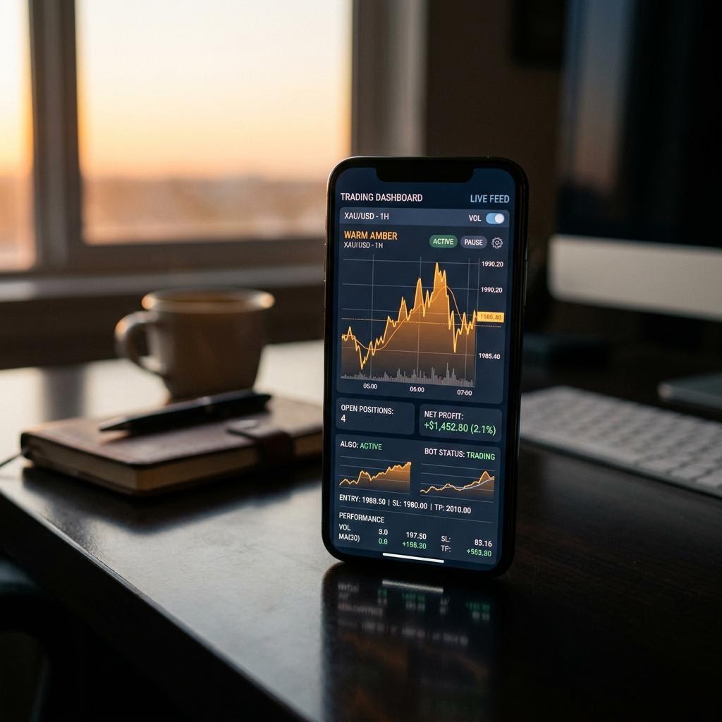 R.-F. Wagner Handelsplattform auf einem Smartphone